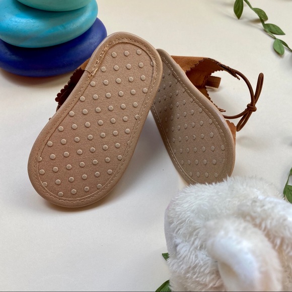 Gymboree Pink Tassels Sandals 6-12 month - Picture 4 of 4